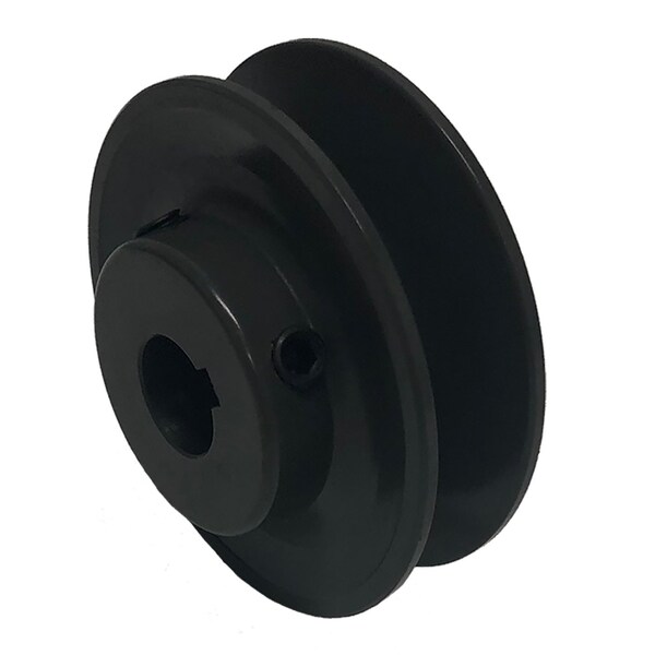 B&B Manufacturing Finished Bore 1 Groove V-Belt Pulley 11.75 inch OD BK120x1-3/16 - main